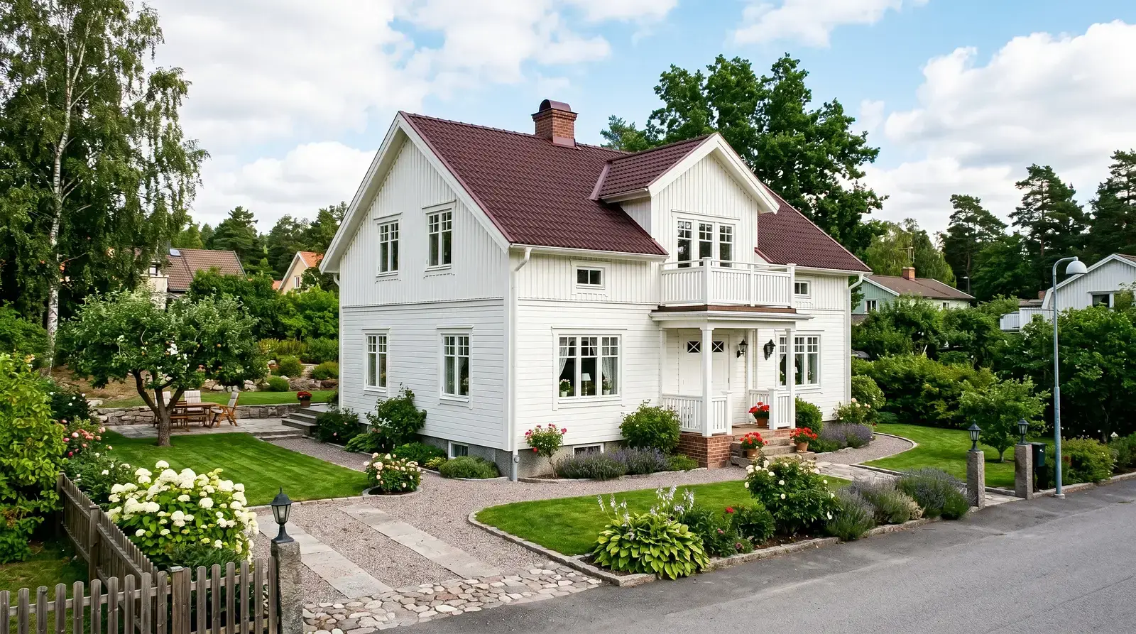 Villa i Huddinge med renoverade fönster